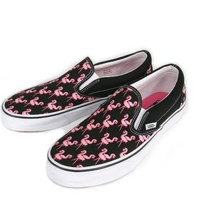 flamingo slip on vans